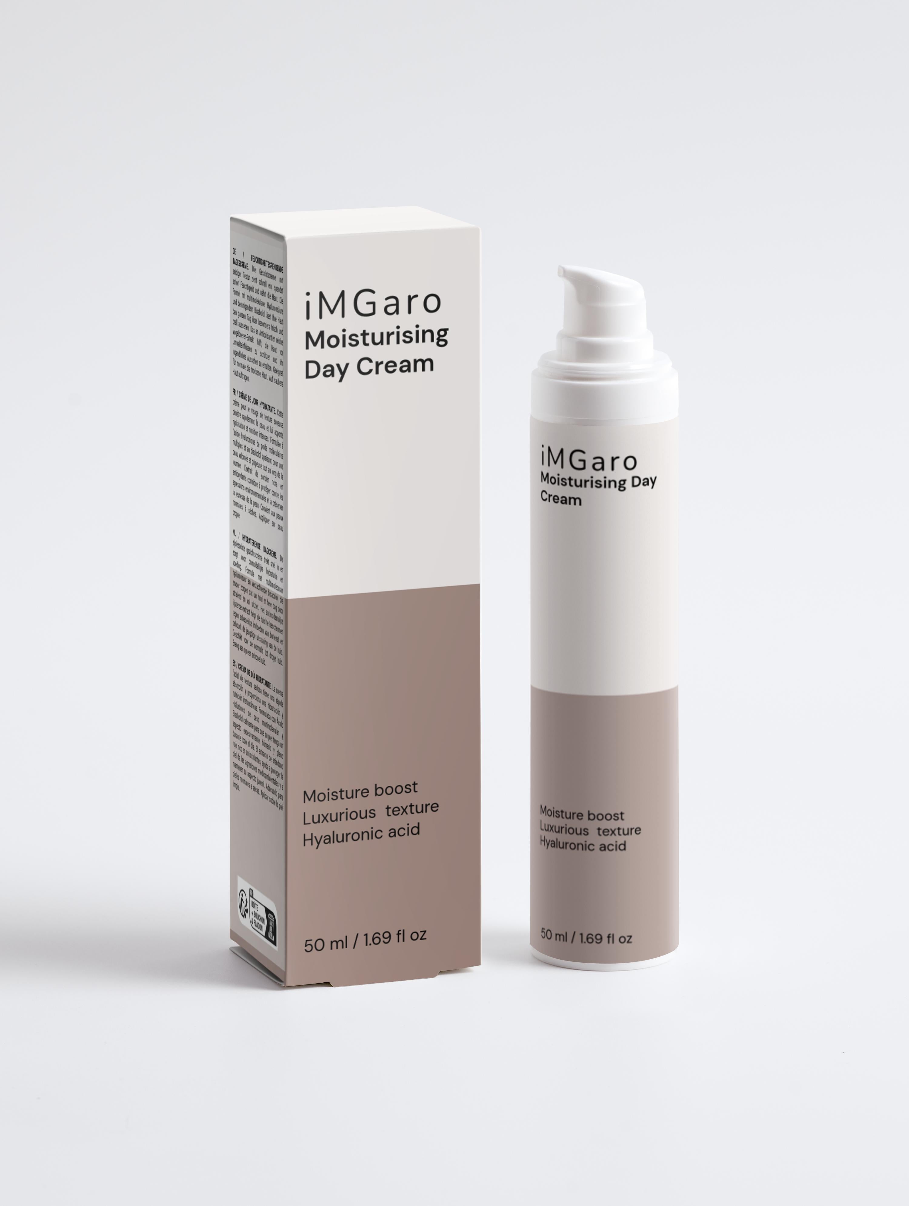 Копринен дневен крем за лице iMGaro
